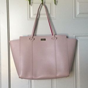 Lightly used large pink Kate Spade bag